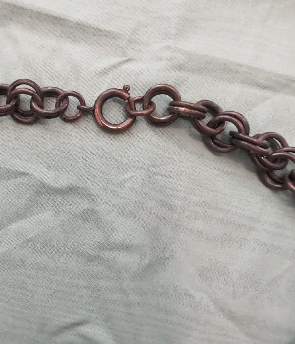 Men's Coin Pendant Necklace in Dark Bronze Finish - Picture 3 of 5